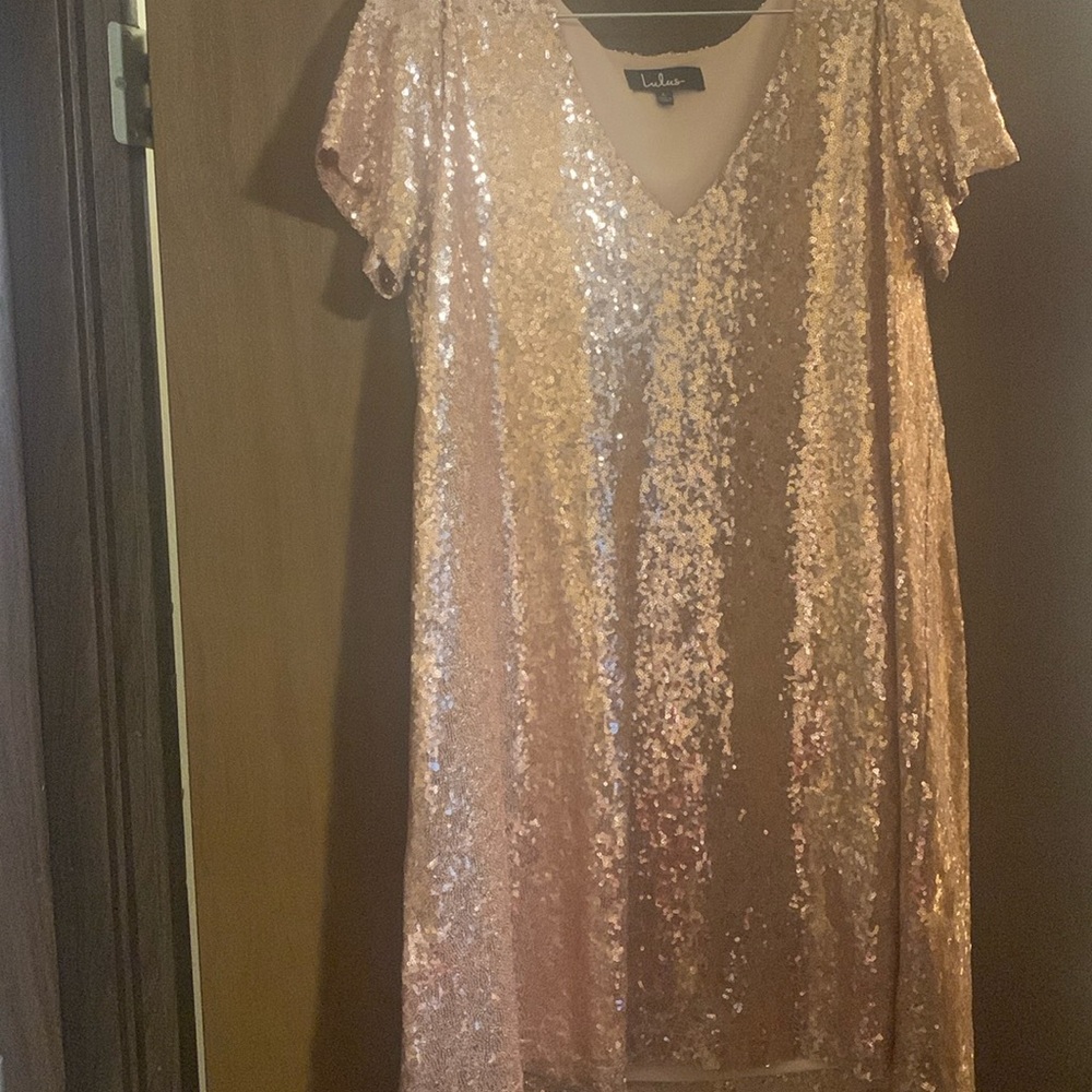 Champagne Homecoming Dress